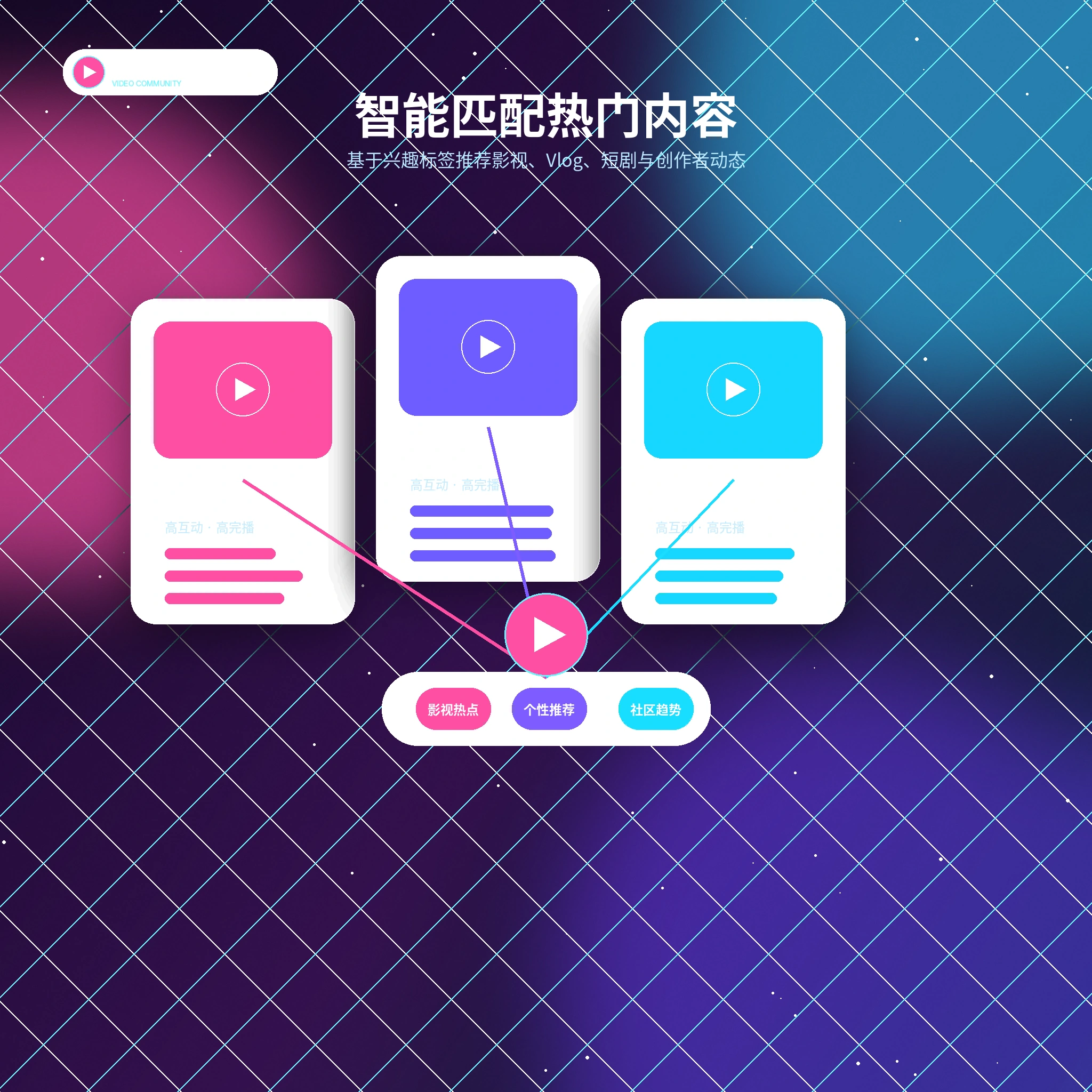 糖心vlog兴趣匹配与兴趣标签